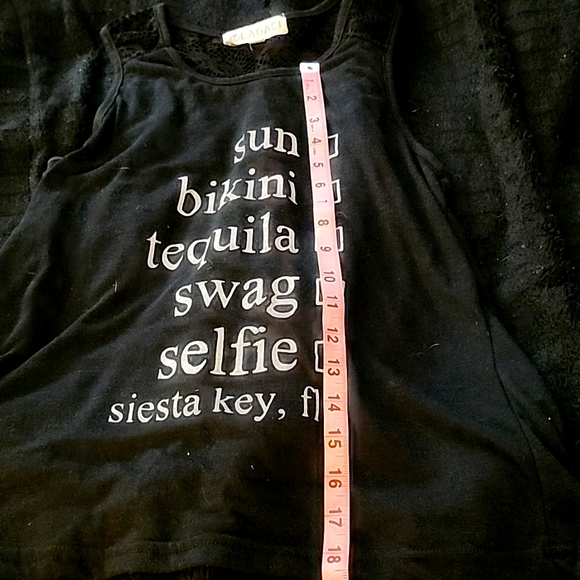 Sun, Bikini, Tequila, Selfie Open Back Tank Top - Picture 7 of 8